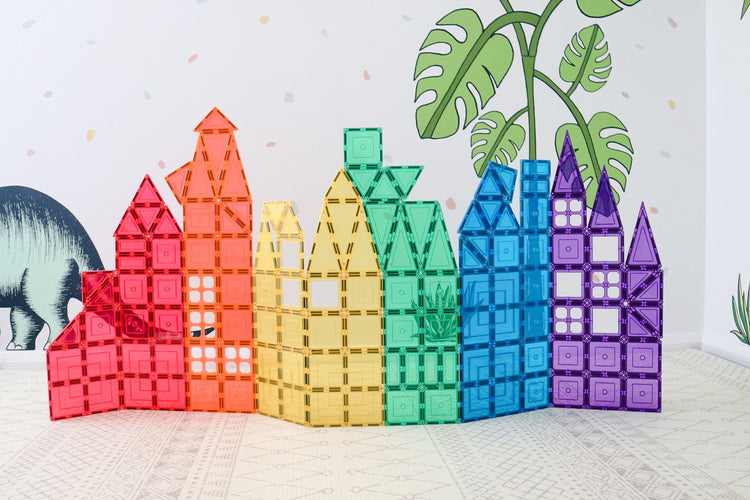 Magnetic Tiles 110 pack | Rainbow Toybox | Quality Toys & Learning Resources