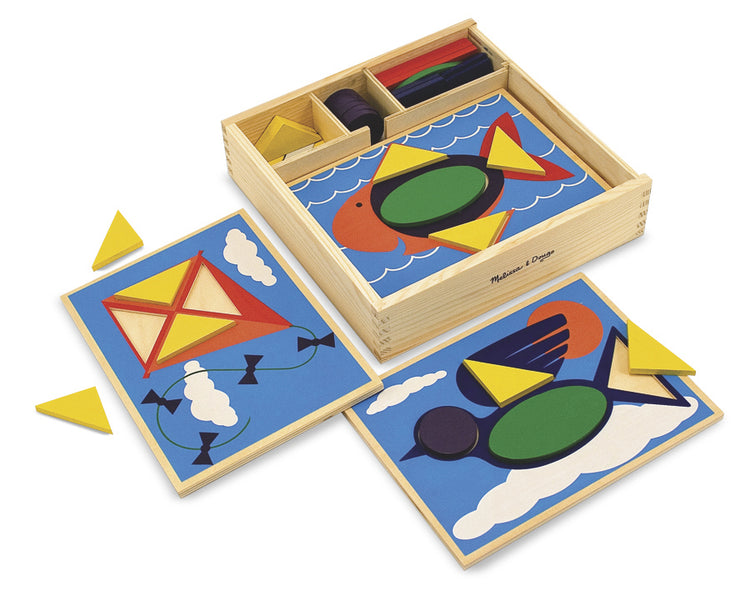 Beginner Pattern Blocks | Rainbow Toybox | Quality Toys & Learning Resources