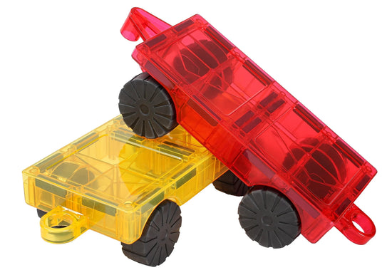 Learn & Grow Toys - Magnetic Tiles - Car Base Pack (2 Piece)