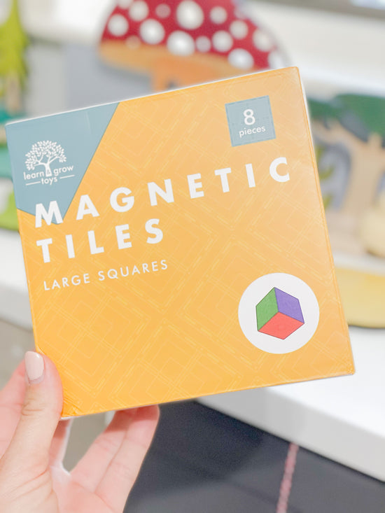 Magnetic Tiles - Large Square Pack (8 Piece)
