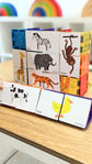 Magnetic Tile Topper - Duo Animal Puzzle Pack (40 Piece)