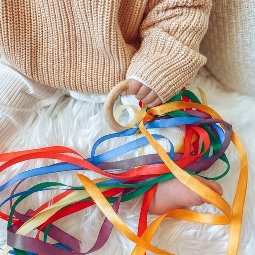 Dancing Ribbon Ring - Coloured | Rainbow Toybox | Quality Toys & Learning Resources