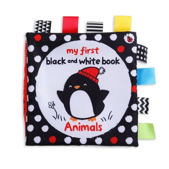My First Black and White Cloth Book- Animals