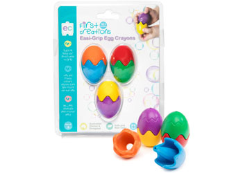 Easi-Grip Egg Crayons Set of 4