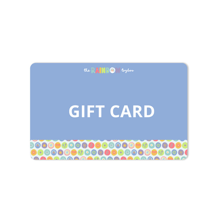 eGift Card | Rainbow Toybox | Quality Toys & Learning Resources